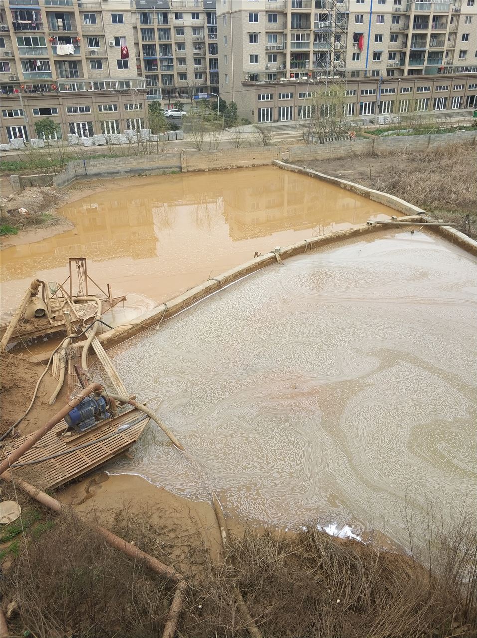 南木林沉淀池淤泥清理-厂区废水池淤泥清淤