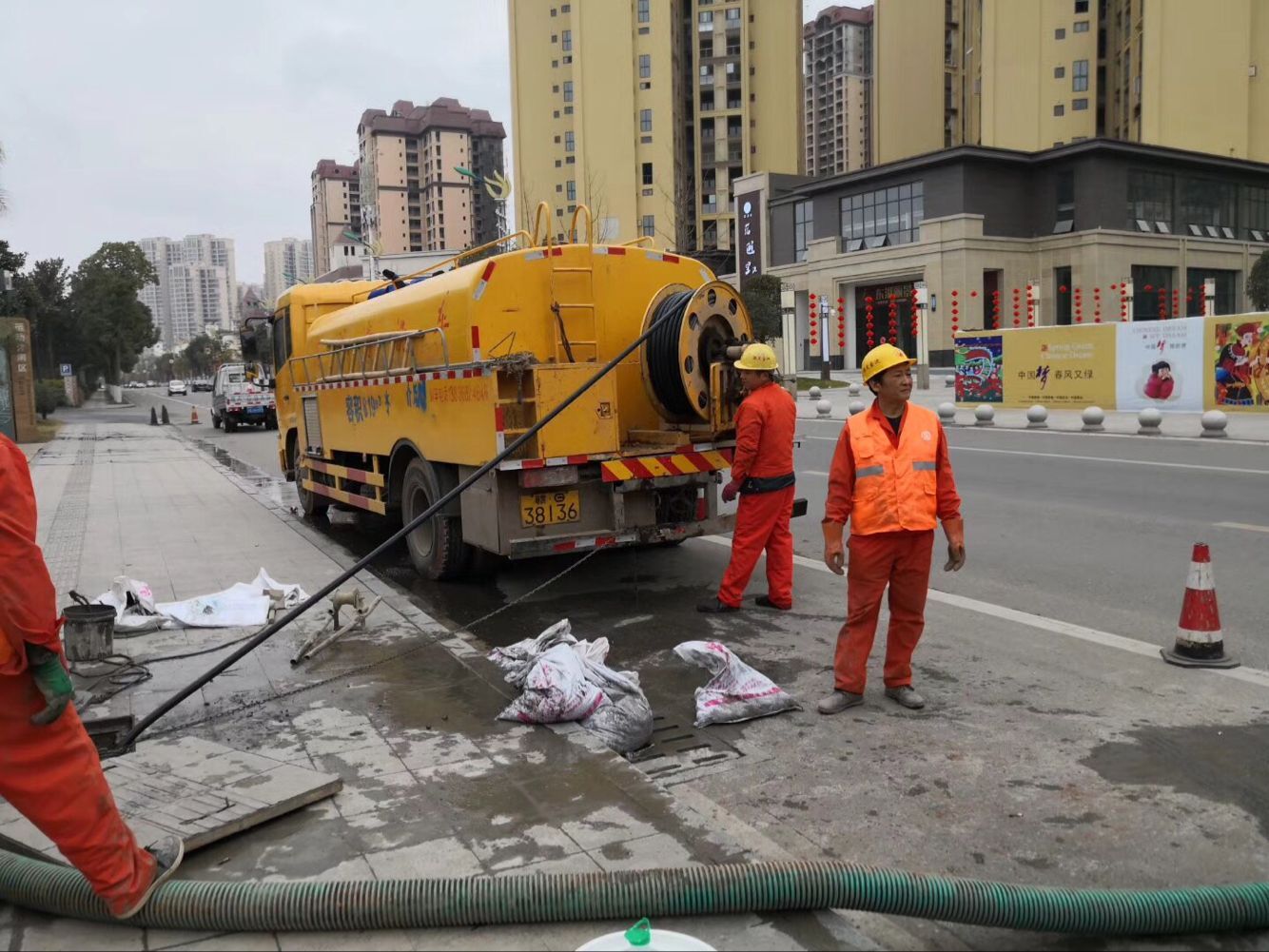 南木林排污管道清淤-管道清洗